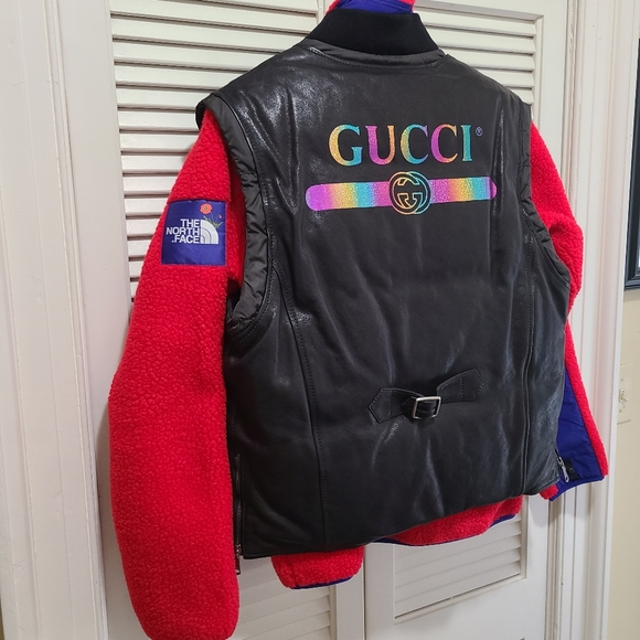 Gucci leather goose down puffer coat - Picture 15 of 16